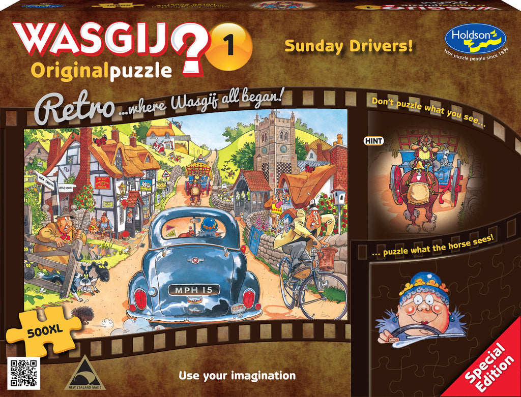 Retro Wasgij? Original #1: Sunday Drivers! (500pc Jigsaw)