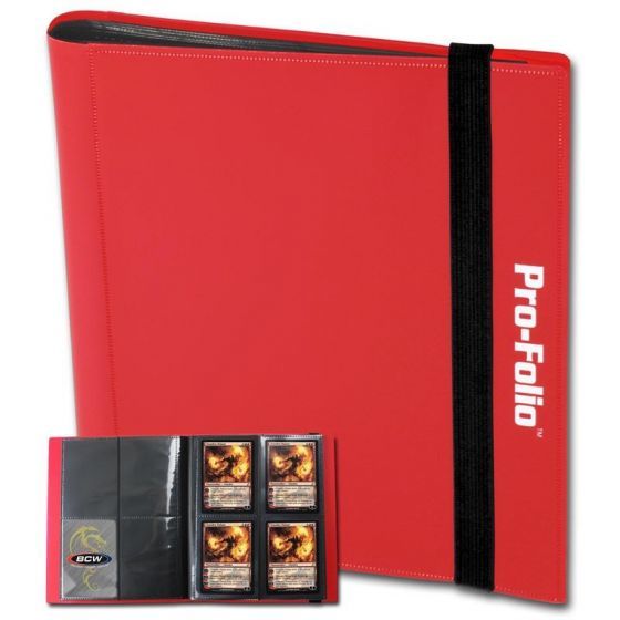 BCW: Pro-Folio 4-Pocket - Red