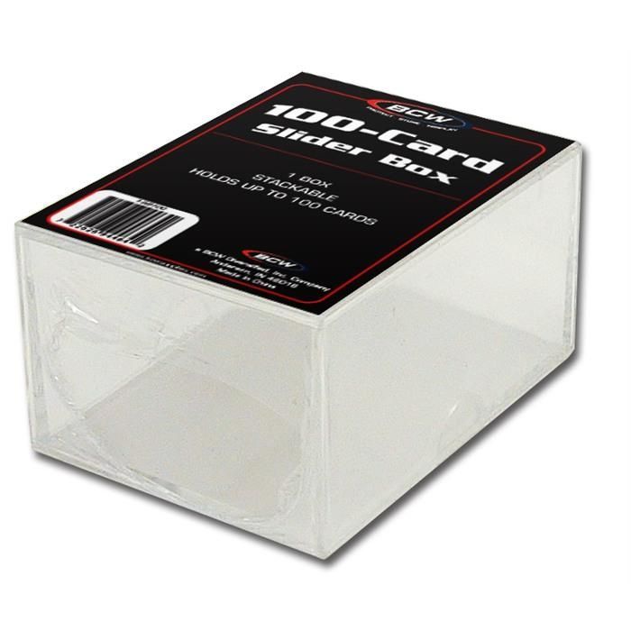 BCW: Slider Box (100) Clear