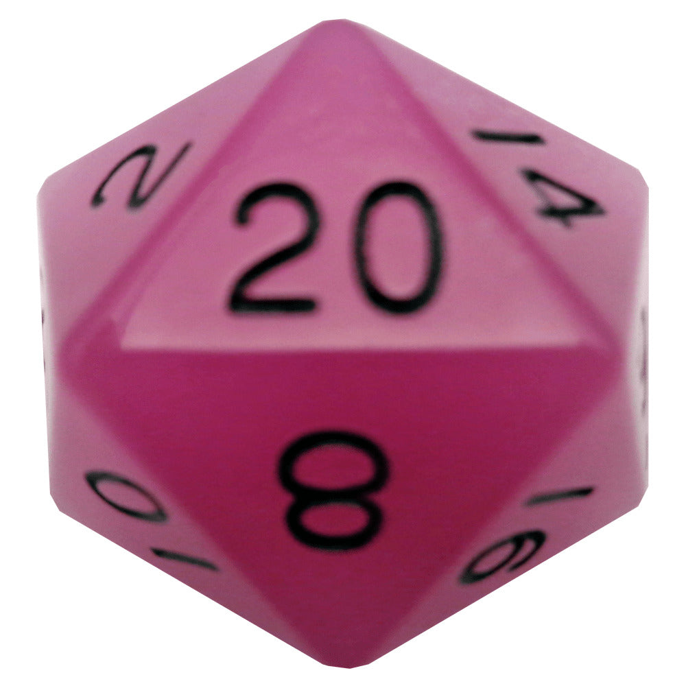 MDG: Mega Acrylic d20 - Glow Purple