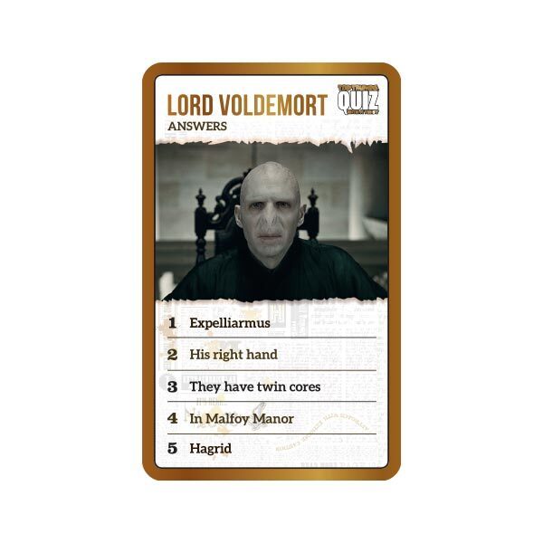 Top Trumps: Harry Potter Quiz