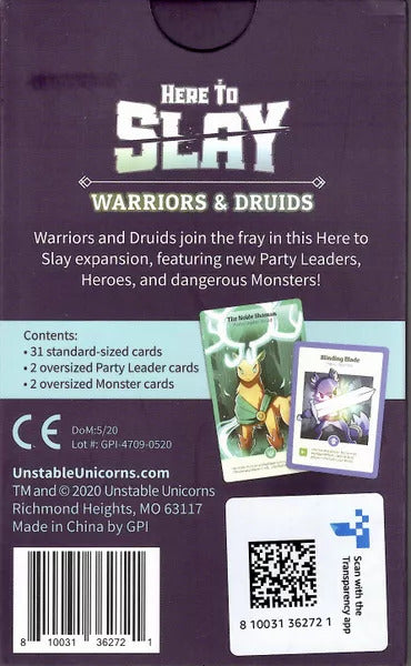 Here to Slay: Warrior & Druids (Expansion)