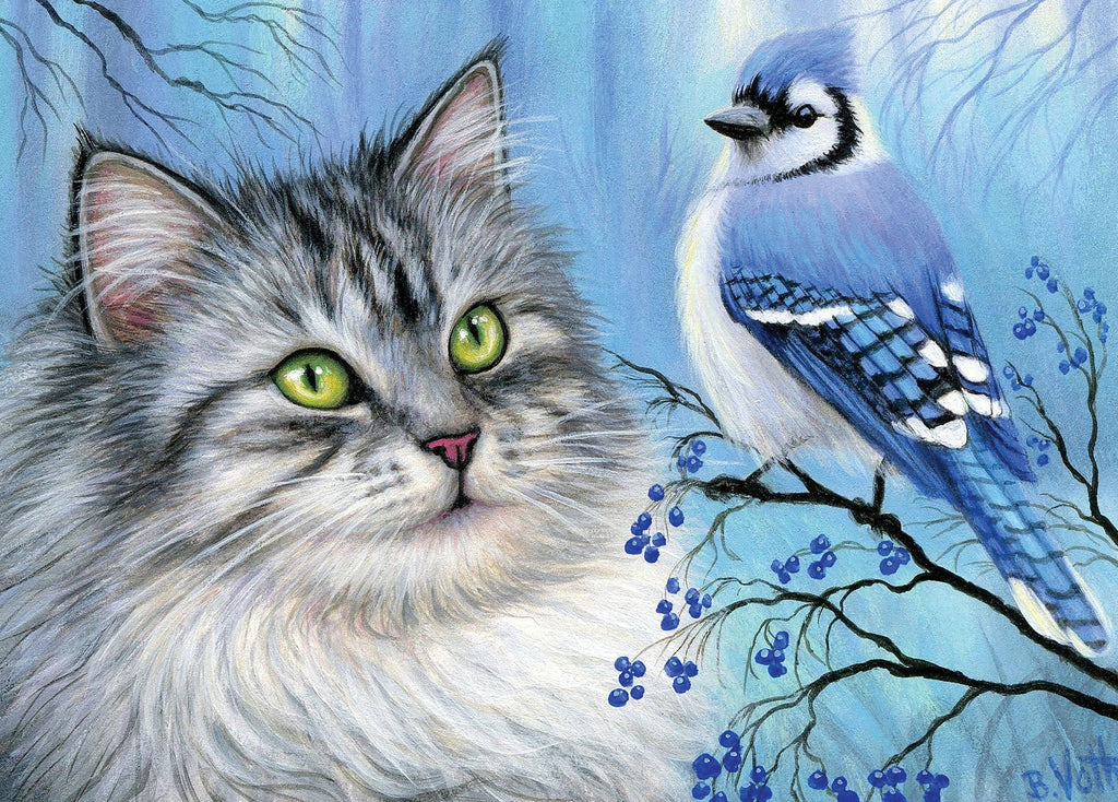 Chance Encounter: Blue Winter Friend (500pc Jigsaw)