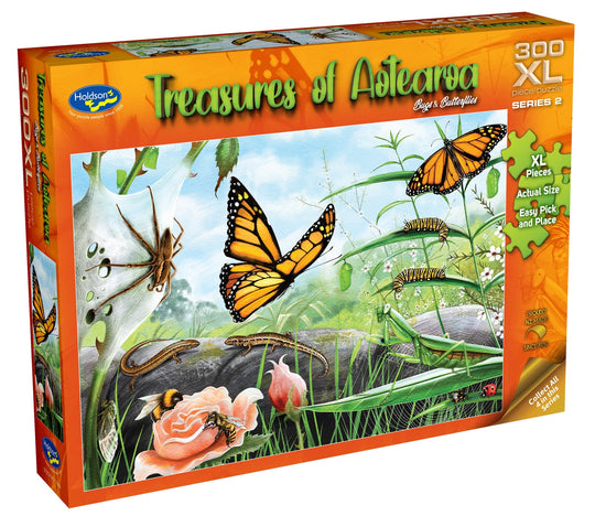 Treasures of Aotearoa: Bugs & Butterflies (300pc Jigsaw)