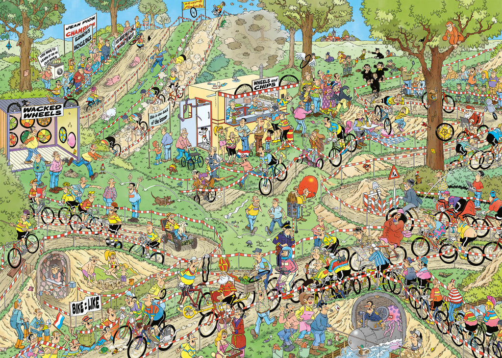 Jan van Haasteren: World Championships Cyclocross (1000pc Jigsaw)