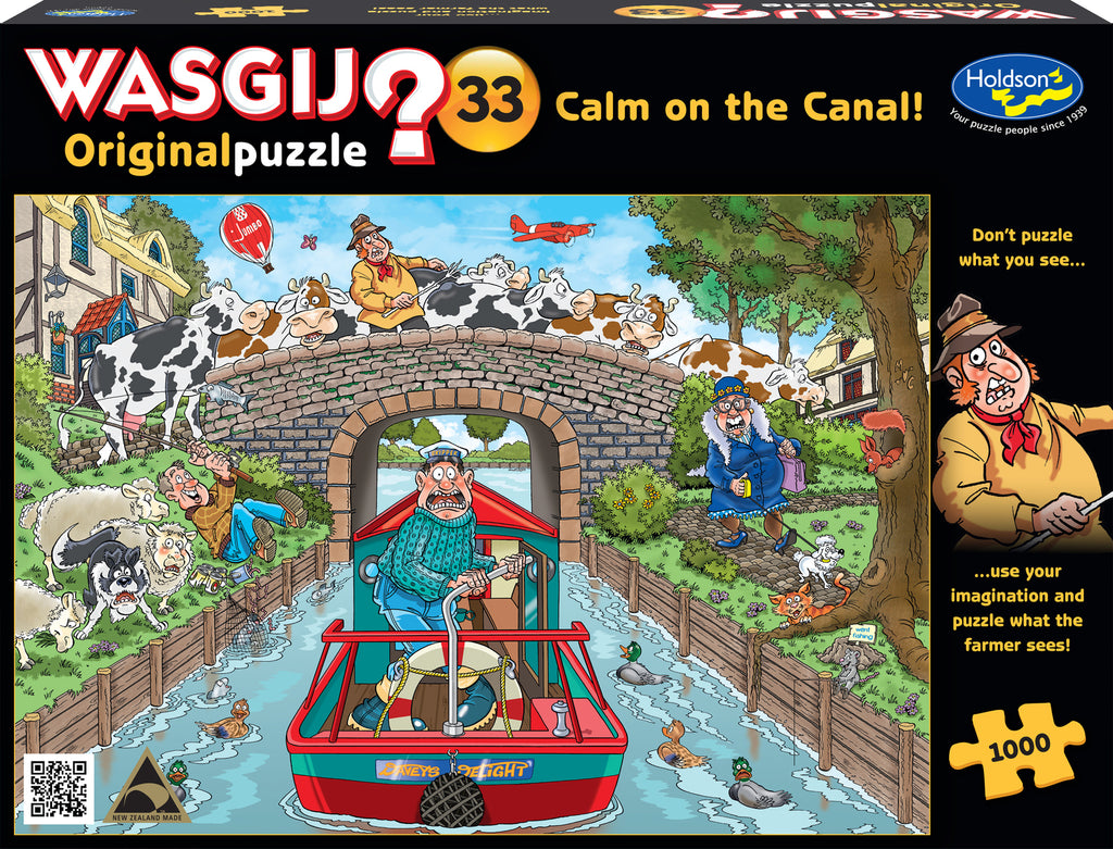 Wasgij? Original #33: Calm on the Canal! (1000pc Jigsaw)
