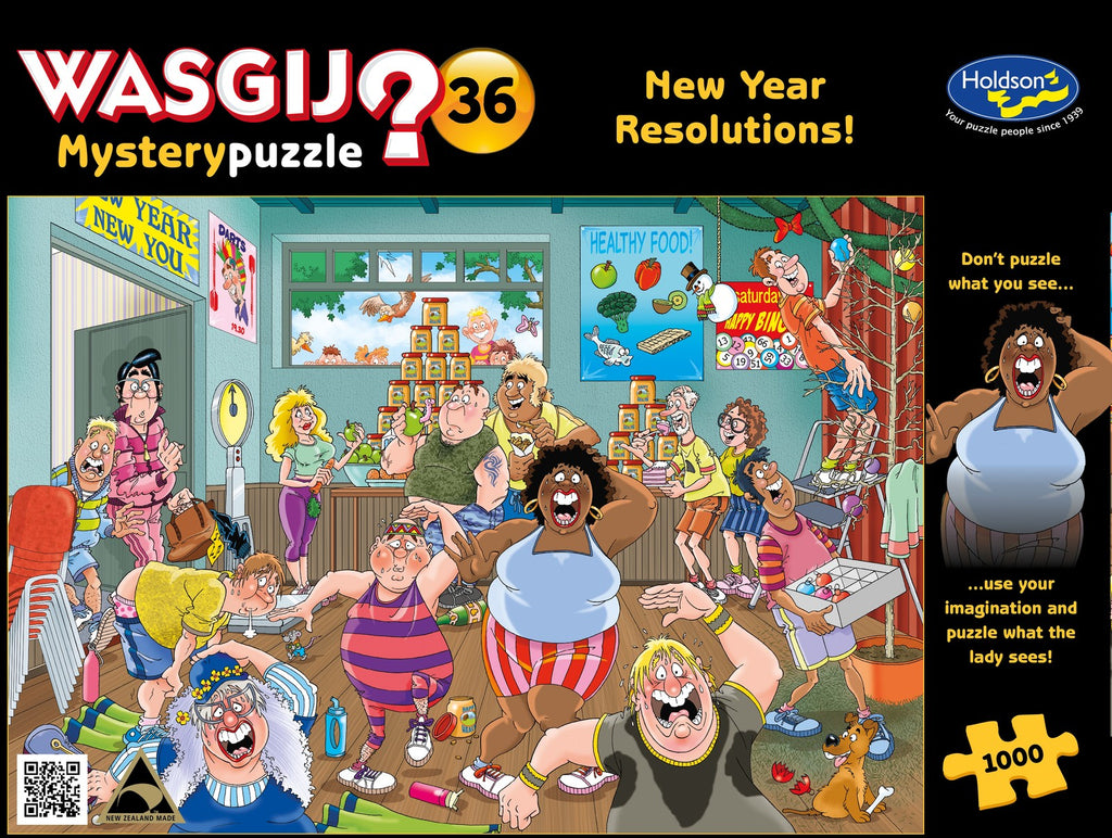 Wasgij? Original #36: New Year Resolutions! (1000pc Jigsaw)