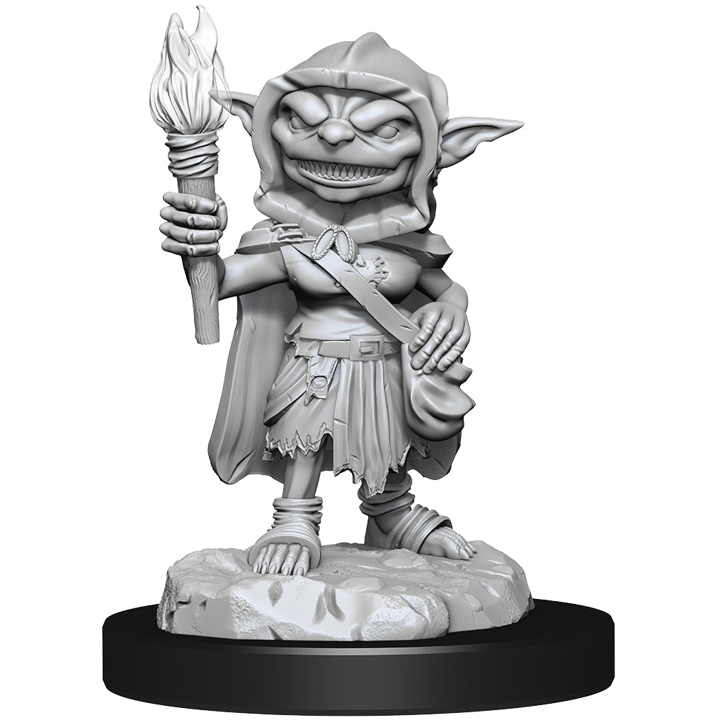 Pathfinder Deep Cuts: Unpainted Miniatures - Goblin Rogue Female