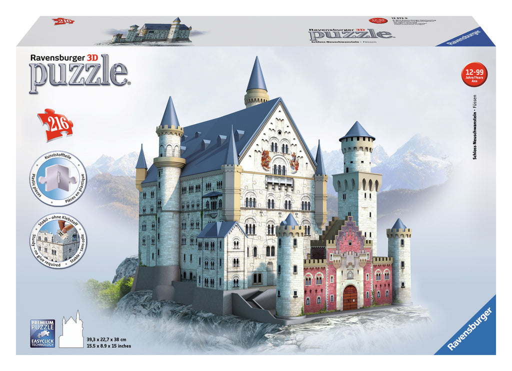 Ravensburger: Neuschwanstein Castle - 3D Puzzle (216pc)