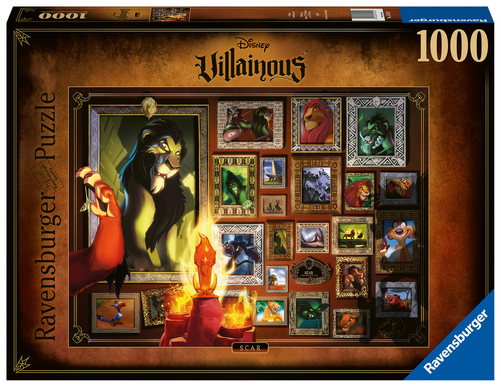 Ravensburger: Disney Villainous - Scar (1000pc Jigsaw)