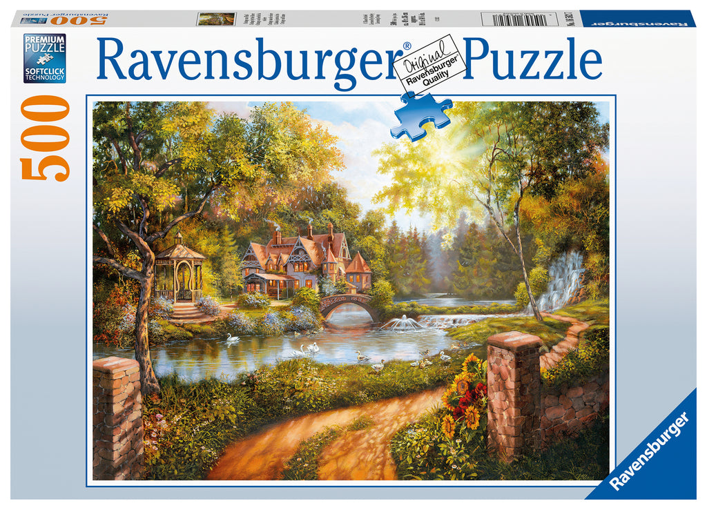 Ravensburger: Cottage by the River (500pc Jigsaw)