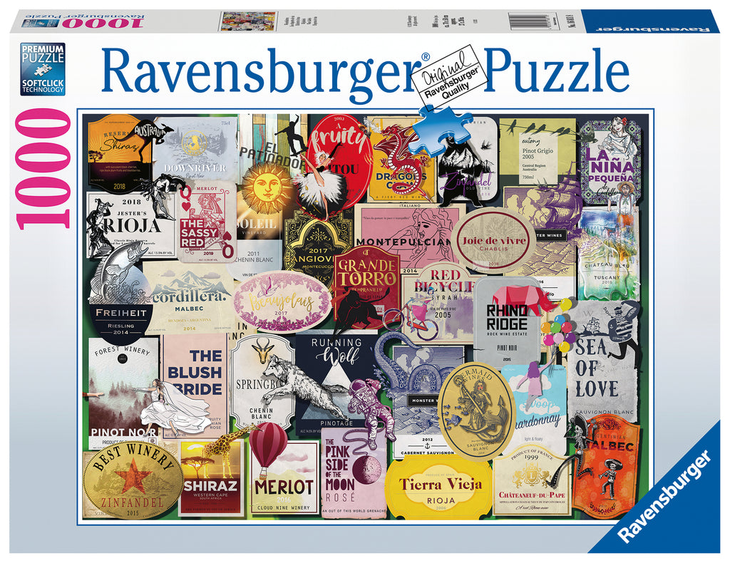 Ravensburger: Wine Labels (1000pc Jigsaw)