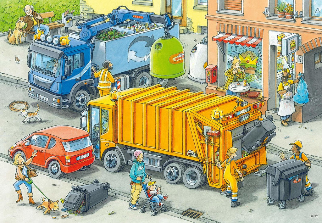 Ravensburger: Working Trucks (2x24pc Jigsaws)