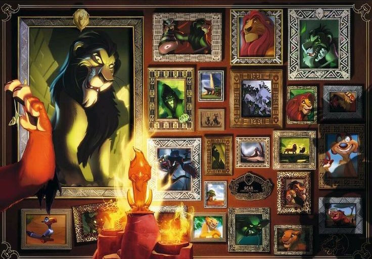 Ravensburger: Disney Villainous - Scar (1000pc Jigsaw)