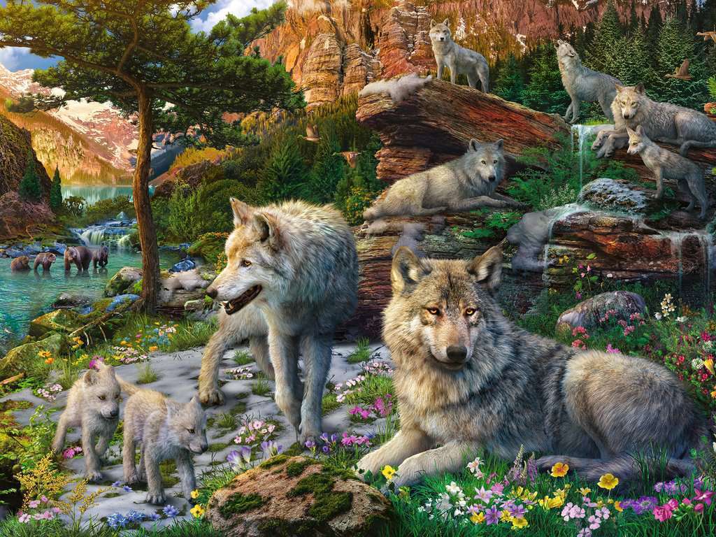 Ravensburger: Wolves in Spring (1500pc Jigsaw)