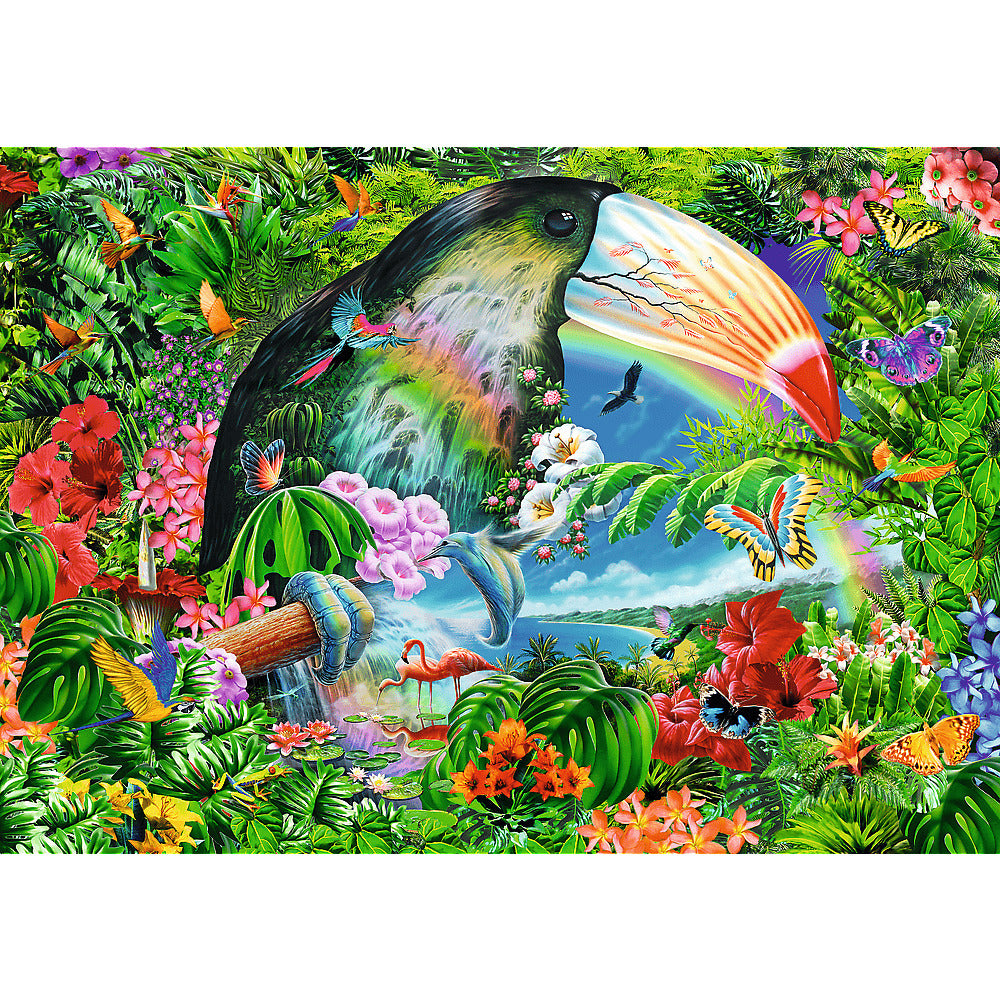 Trifl: Tropical Animals - Spiral Puzzle (1040pc Jigsaw)