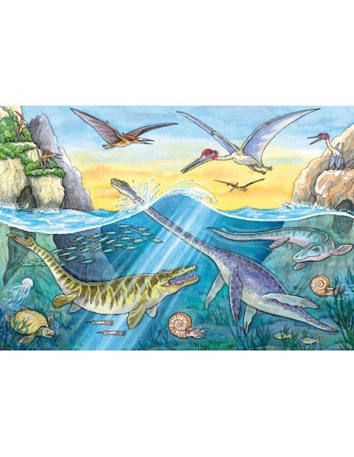 Ravensburger: Dinosaurs of the Land and Sea (2x24pc Jigsaws)