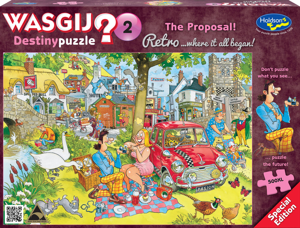 Retro Wasgij? Destiny #2: The Proposal! (500pc Jigsaw)