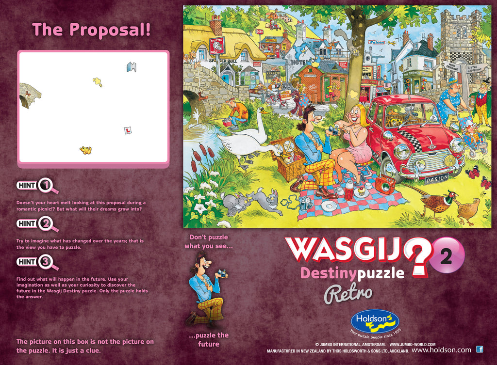 Retro Wasgij? Destiny #2: The Proposal! (500pc Jigsaw)