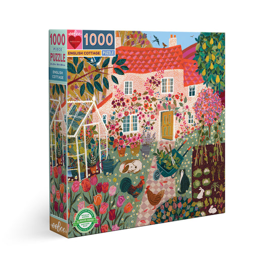 eeBoo: English Cottage Puzzle (1000pc Jigsaw)