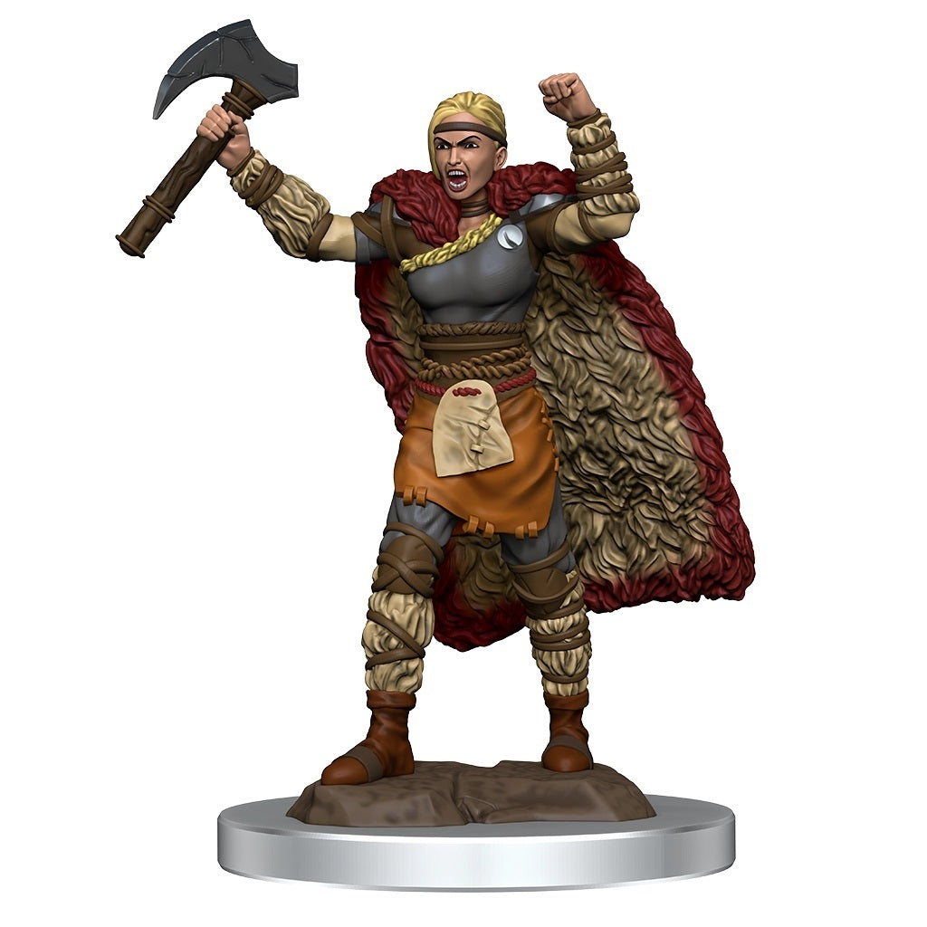 D&D Premium Painted Figures: Human Barbarian Female