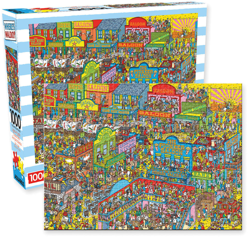 Where’s Waldo? Wild Wild West (1000pc Jigsaw)