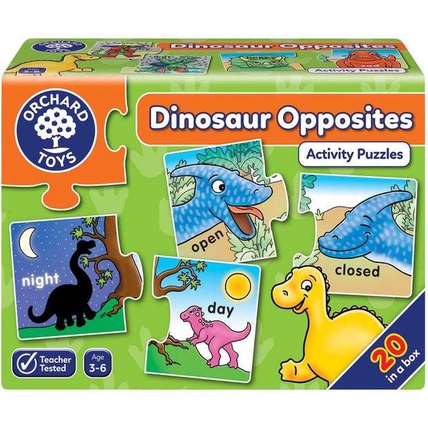 Dinosaur Opposites (2x20pc Jigsaws)