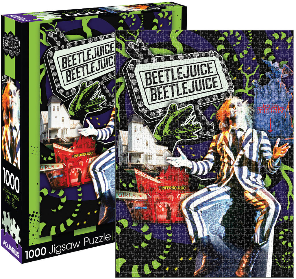 Beetlejuice: Collage (1000pc Jigsaw)