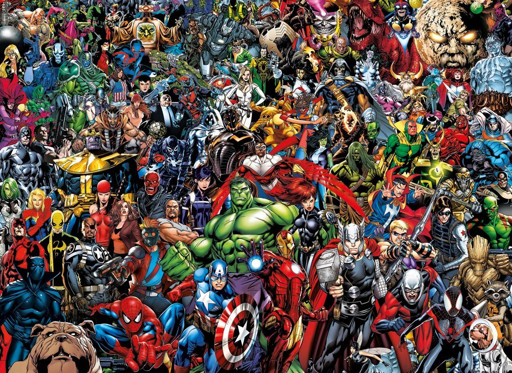 Marvel: Impossible Puzzle! (1000pc Jigsaw)