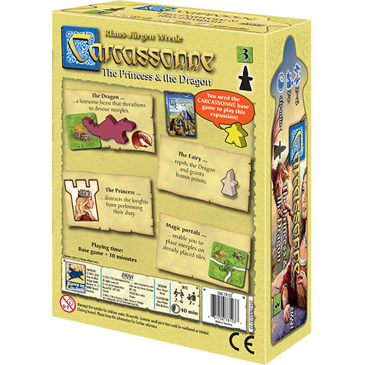 Carcassonne Expansion 3: The Princess & the Dragon