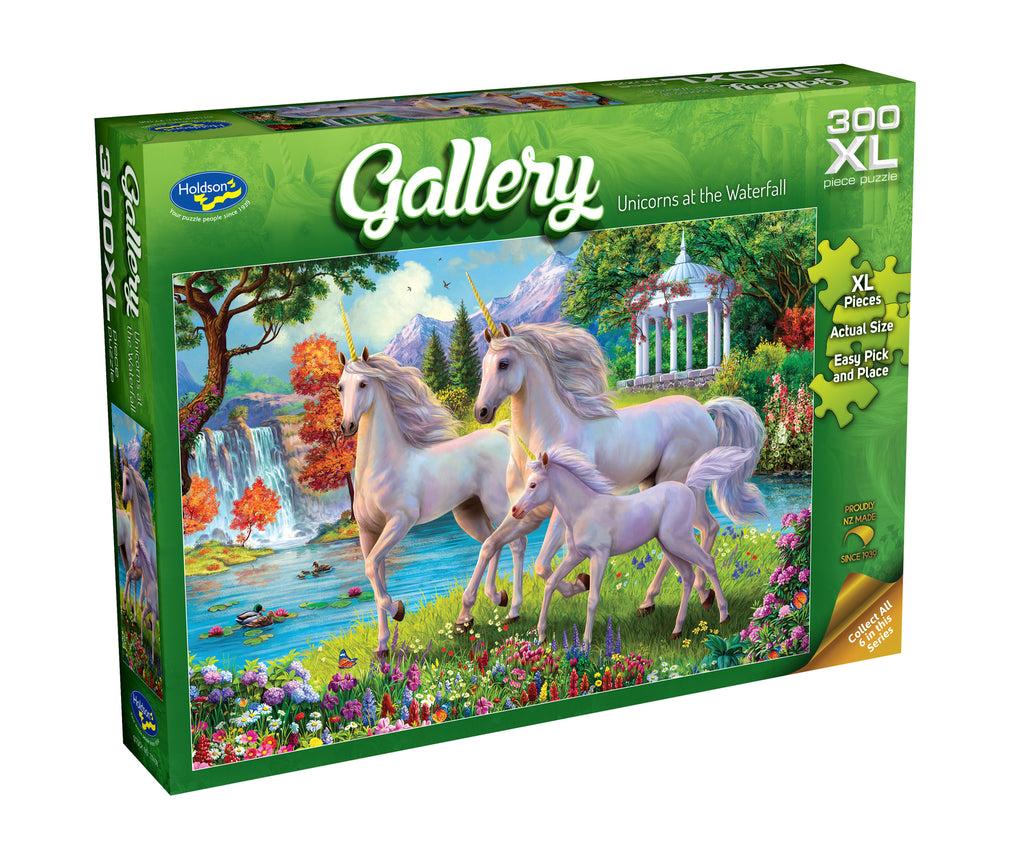 Gallery: Unicorns at the Waterfall (300pc Jigsaw)