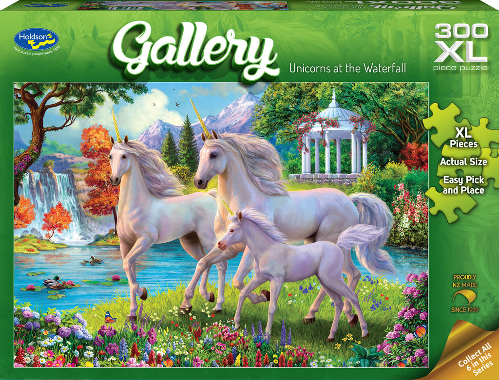 Gallery: Unicorns at the Waterfall (300pc Jigsaw)