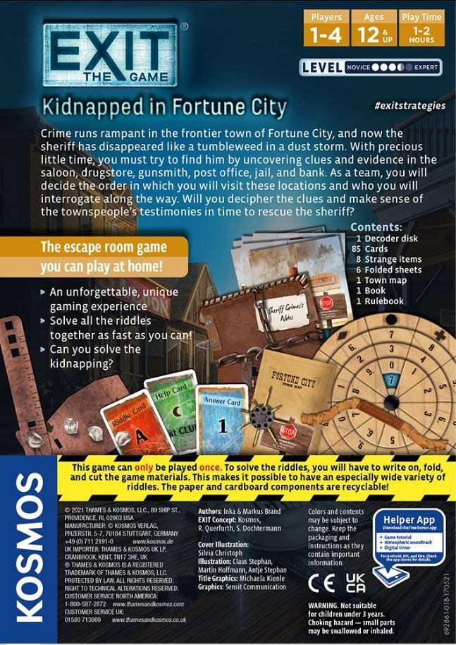 Exit the Game: Kidnapped in Fortune City