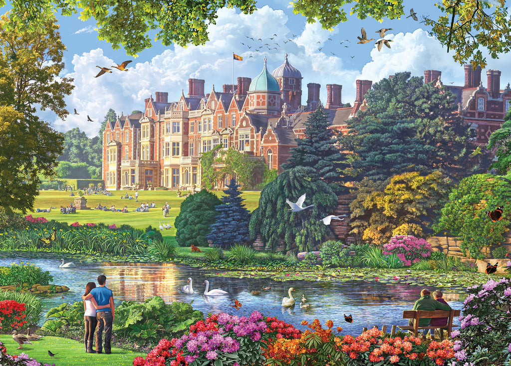 Royal Residence: Sandringham House (1000pc Jigsaw)