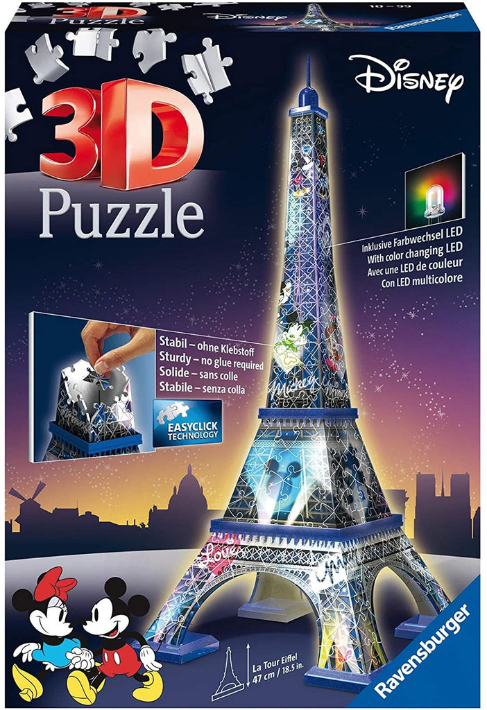 Ravensburger: 3D Puzzle - Mickey & Minnie Visit the Eiffel Tower (216pc Jigsaw)