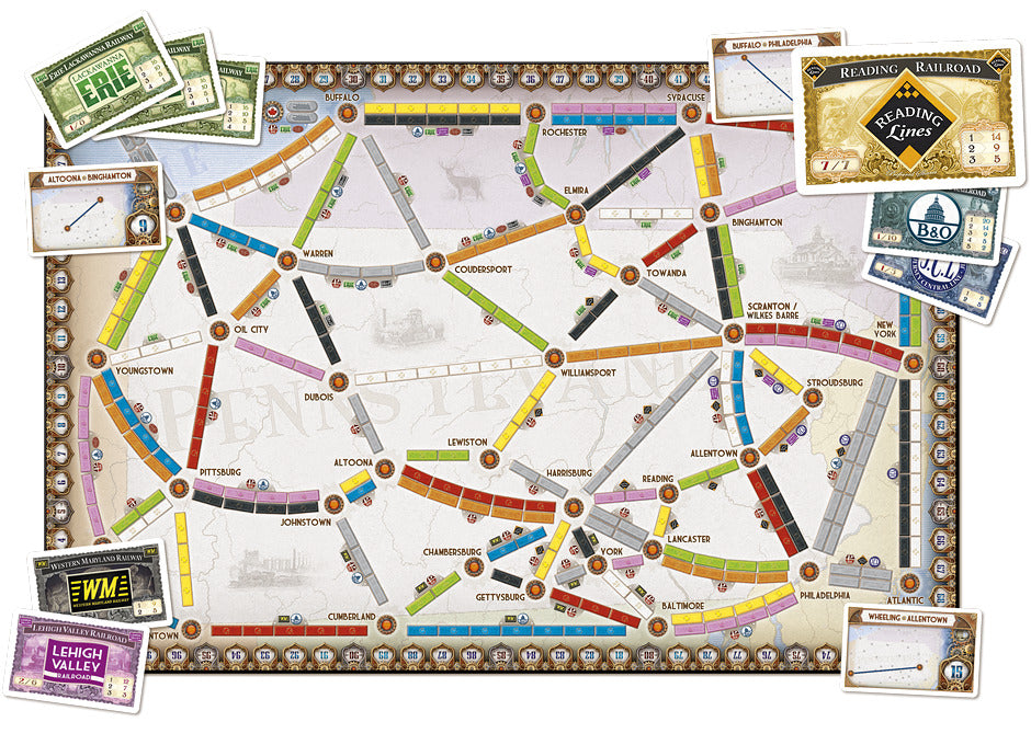 Ticket to Ride: United Kingdom & Pennsylvania (Expansion)