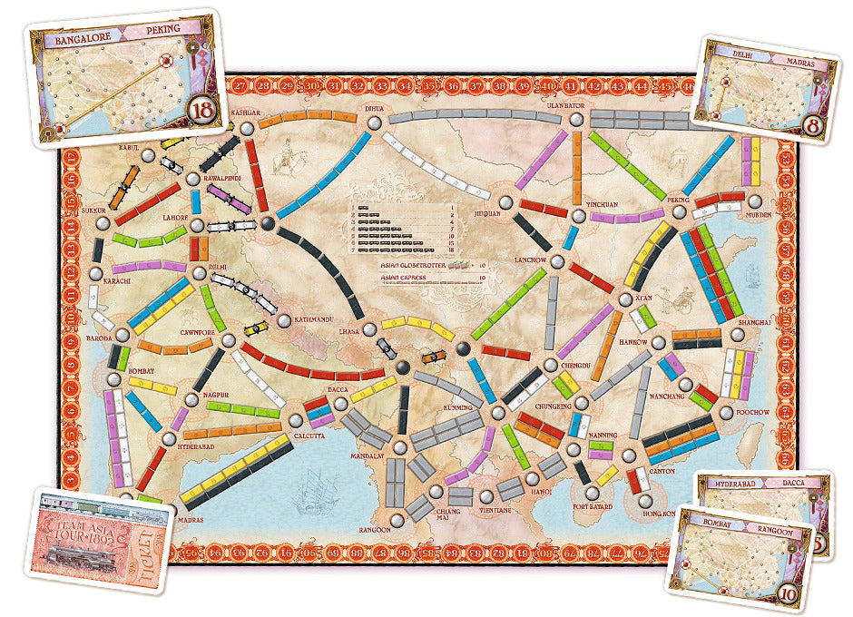 Ticket to Ride: Asia & Legendary Asia (Expansion Maps)