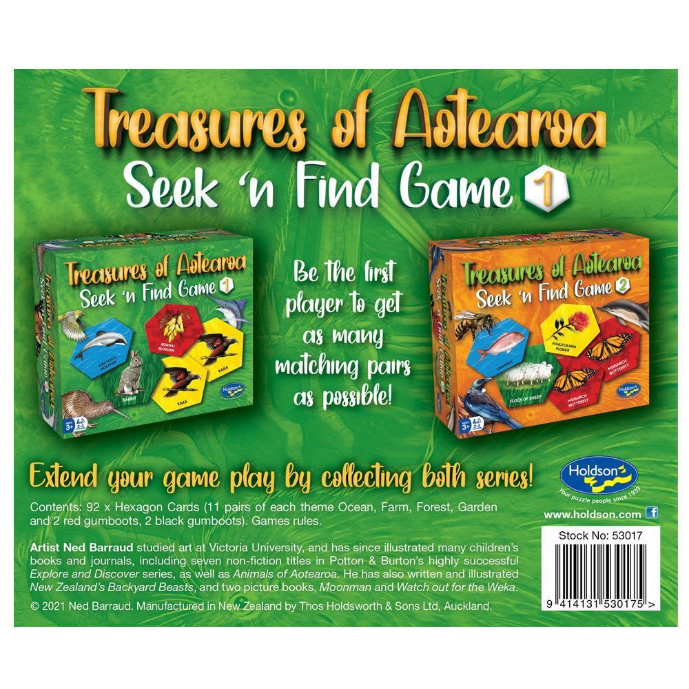 Treasures of Aotearoa: Seek 'n Find Game #1