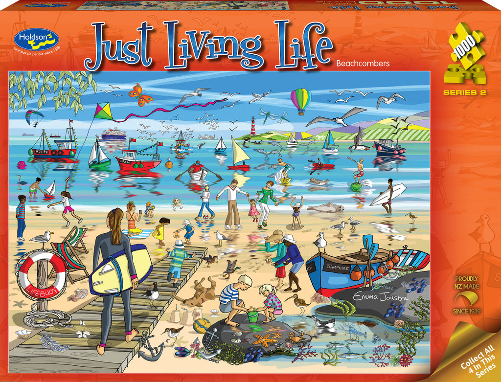 Just Living Life: Beachcombers (1000pc Jigsaw)