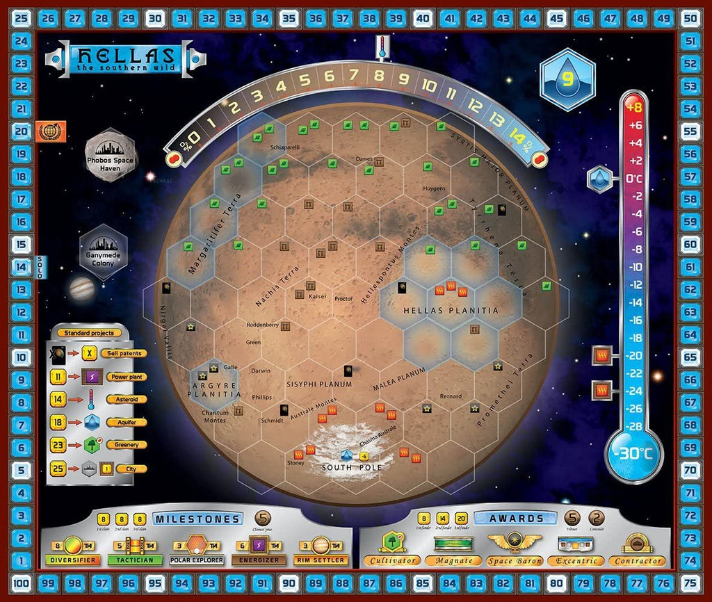 Terraforming Mars: Hellas & Elysium (Expansion)