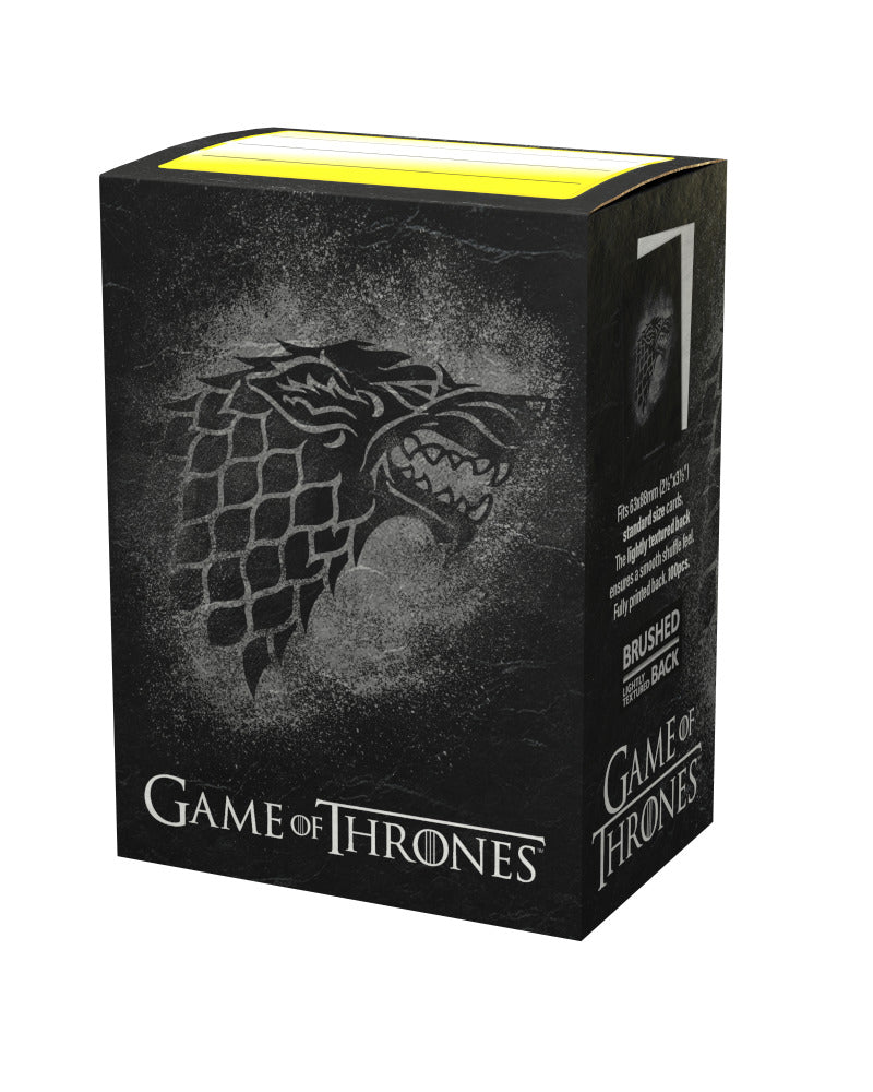 Dragon Shield: Brushed Art Sleeves - Game of Thrones House Stark