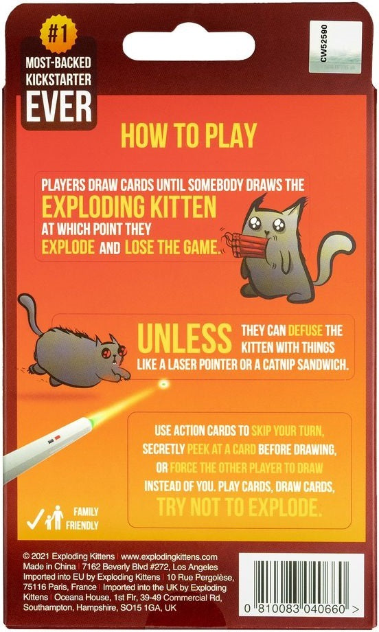 Exploding Kittens - 2 Player Edition