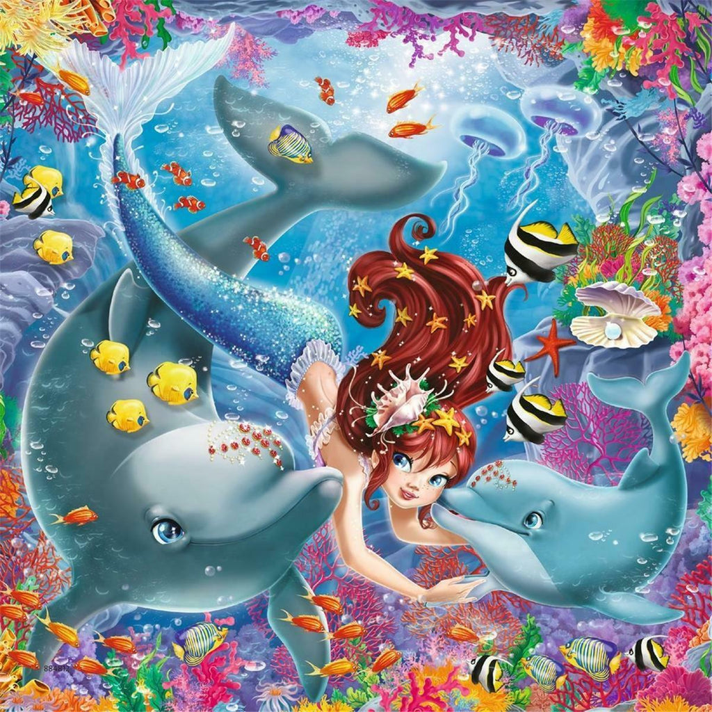 Ravensburger: Charming Mermaids (3x49pc Jigsaws)