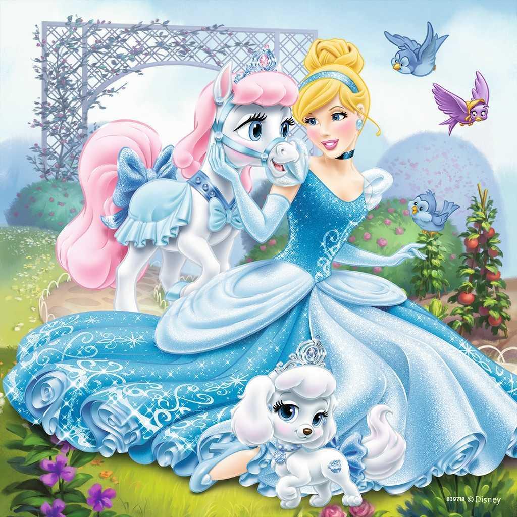 Ravensburger: Palace Pets - Belle, Cinderella & Rapunzel (3x49pc Jigsaws)