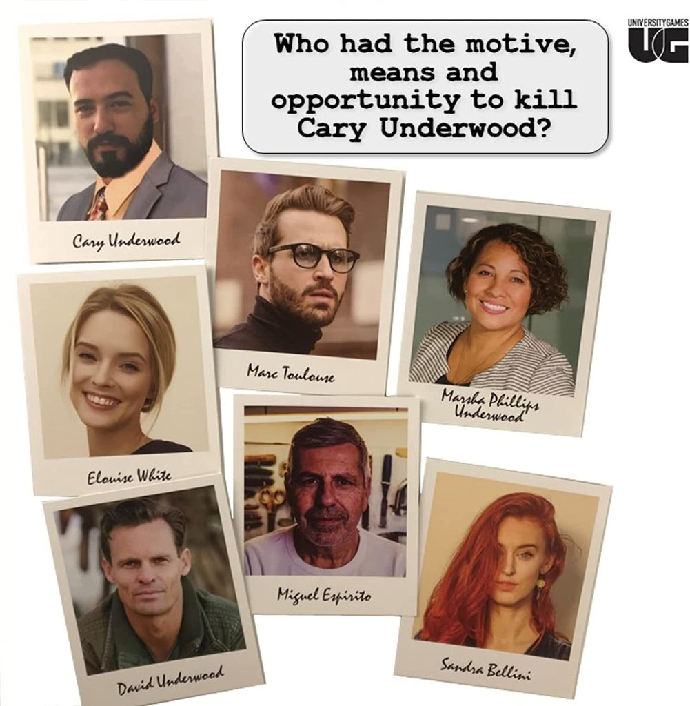 Murder Mystery Party Case Files: Underwood Cellars