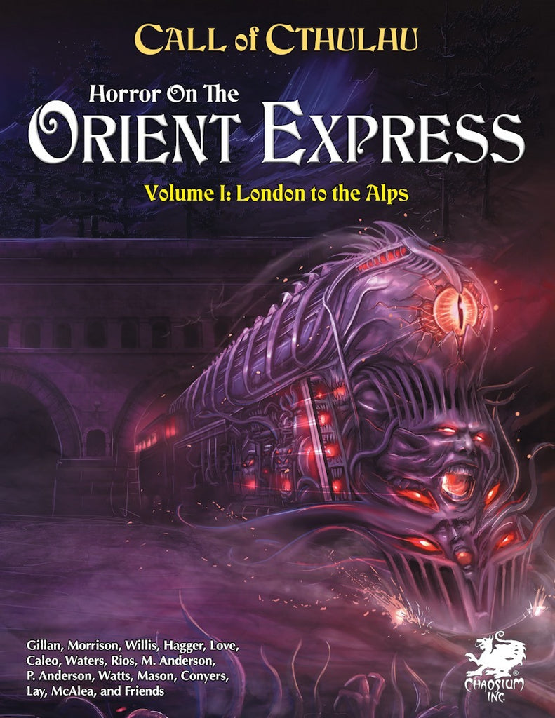 Call of Cthulhu: Horror on the Orient Express (2 volume set & map)