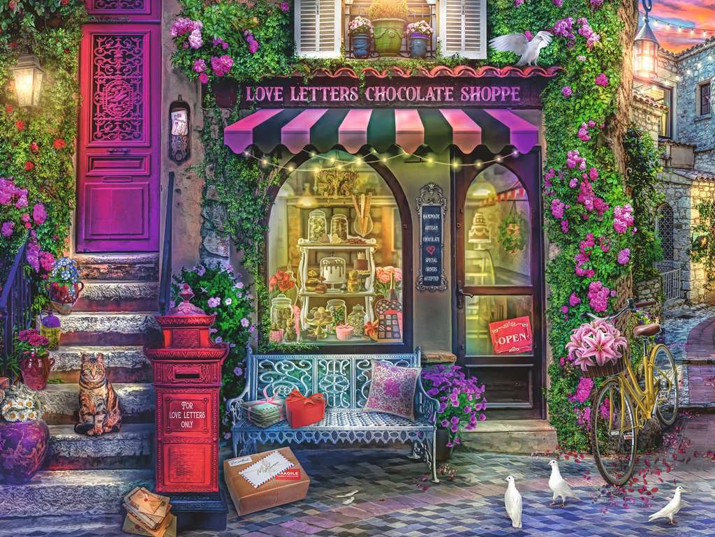 Ravensburger: Love Letters Chocolate Shop (1500pc Jigsaw)