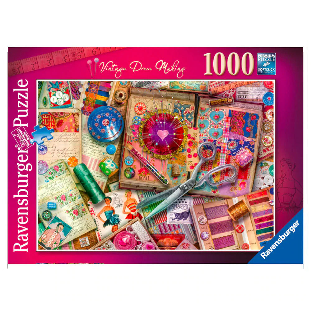 Ravensburger: Vintage Dressmaking (1000pc Jigsaw)