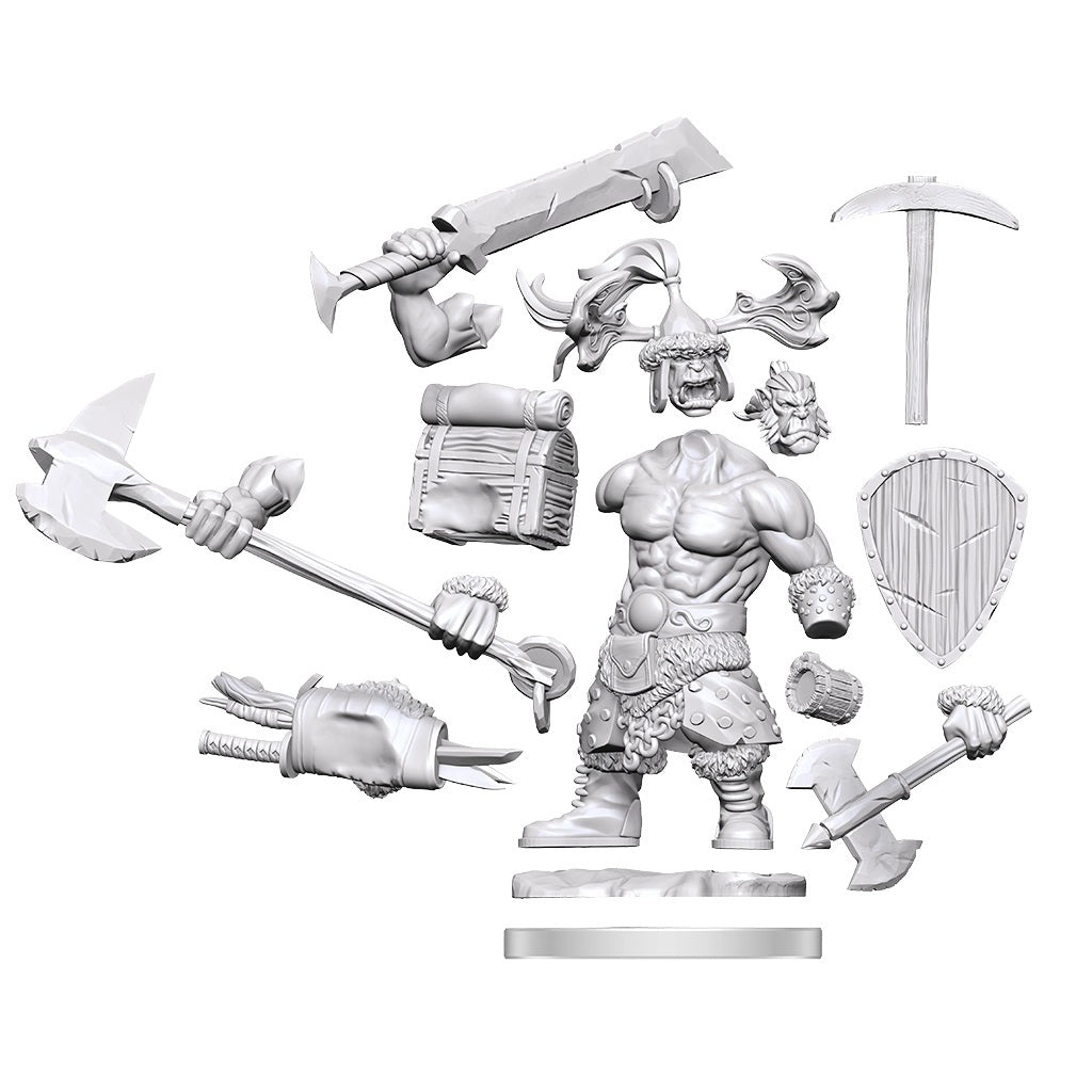 D&D Frameworks: Orc Barbarian Male