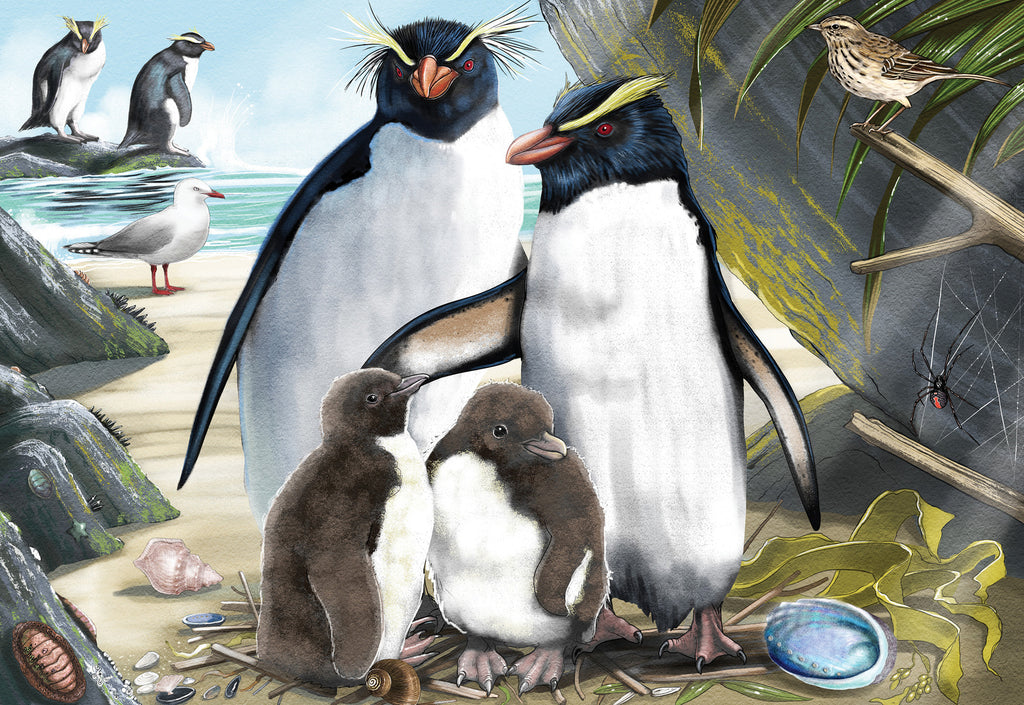 Treasures of Aotearoa: Penguin Pride (300pc Jigsaw)